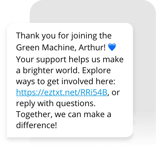 Welcome Non-Profit Text Example