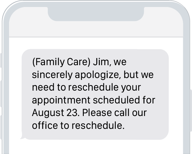 Sample Text Message