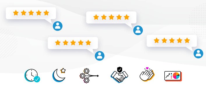 SMS customer reviews