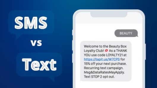 Learn the difference between an SMS message and a text message.