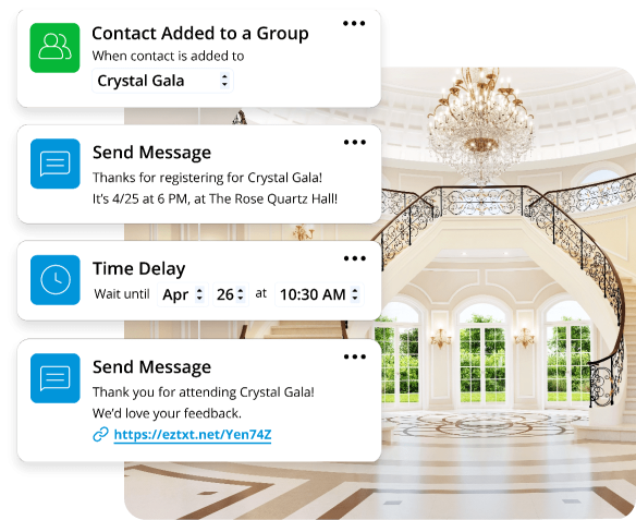Event Promotions Texting Workflow