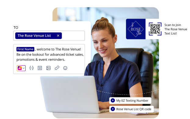 How does text marketing work get a number grow message
